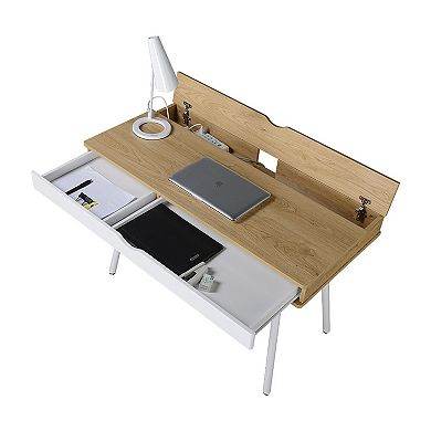 Techni Mobili Modern Multi Storage Computer Desk