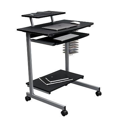 Techni Mobili Compact Computer Cart with Storage