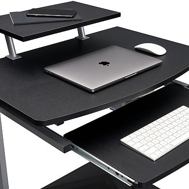 Techni Mobili Compact Computer Cart with Storage
