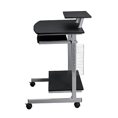 Techni Mobili Compact Computer Cart with Storage