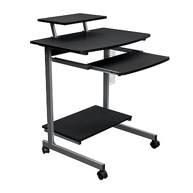 Techni Mobili Compact Computer Cart with Storage
