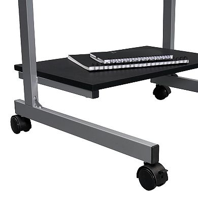 Techni Mobili Compact Computer Cart with Storage