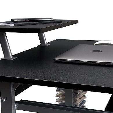 Techni Mobili Compact Computer Cart with Storage