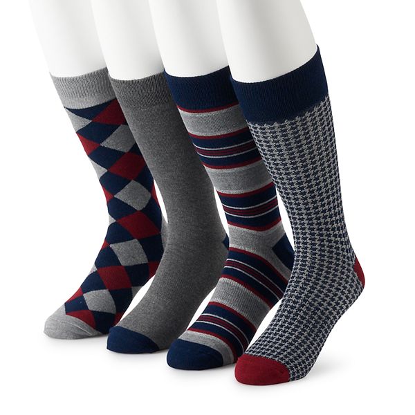 Men's Croft & Barrow® 4-pack Opticool Dress Socks