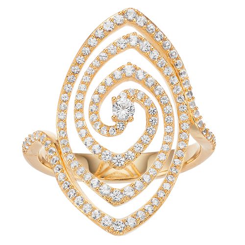 10k or 14k 2 Tone Real Gold Oval Filigree Swirly Very Unique Ring