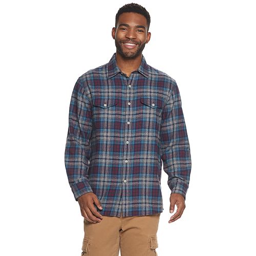 Men's SONOMA Goods for Life™ Slim-Fit Super Soft Flannel Button-Down Shirt