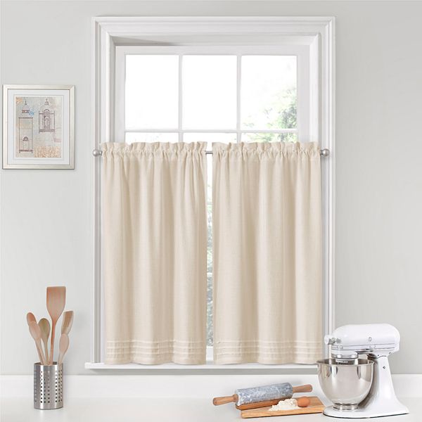 Vue Window Solutions Kingsbury Pleated Tier Pair Curtains