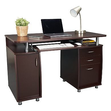 Techni Mobili Complete Workstation Computer Desk with Storage