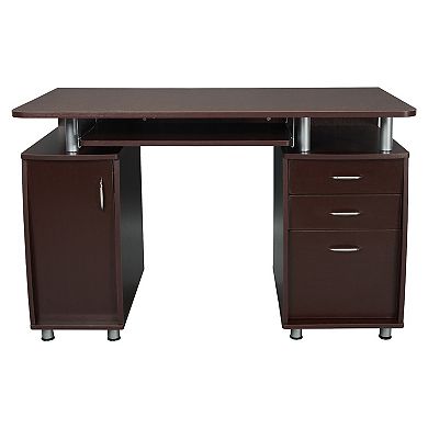 Techni Mobili Complete Workstation Computer Desk with Storage