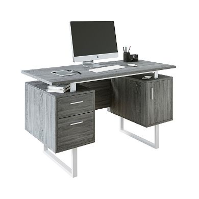 Techni Mobili Modern Office Desk with Storage