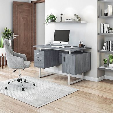Techni Mobili Modern Office Desk with Storage
