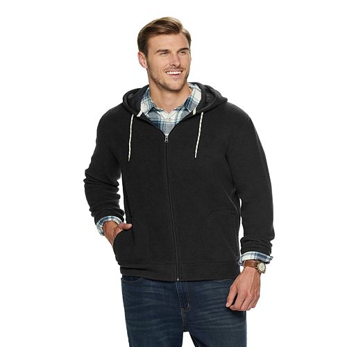 Big & Tall SONOMA Goods for Life™ Sherpa Full-Zip Hoodie