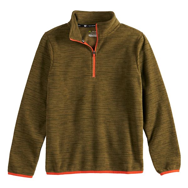 Boys 8-20 Tek Gear® Microfleece Quarter-Zip Pullover in Regular & Husky