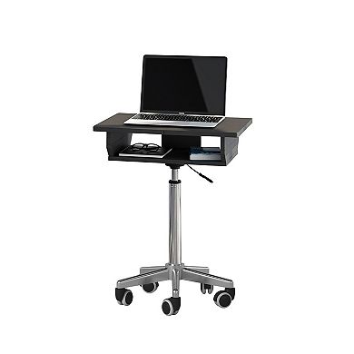 Techni Mobili Graphite Folding Table Laptop Cart