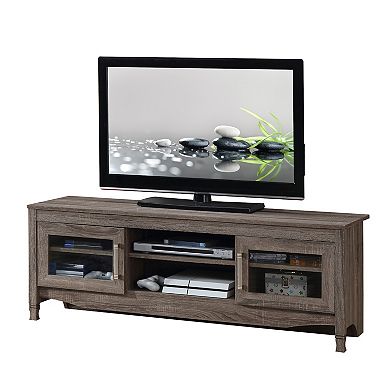 Techni Mobili Driftwood Finish TV Stand