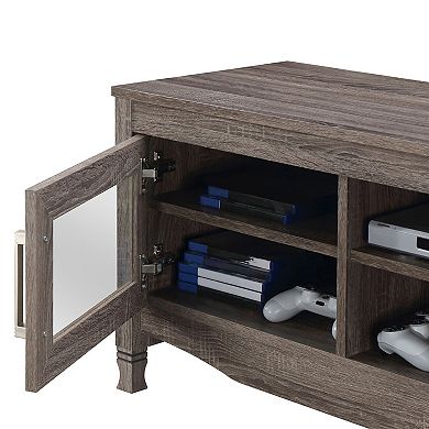 Techni Mobili Driftwood Finish TV Stand