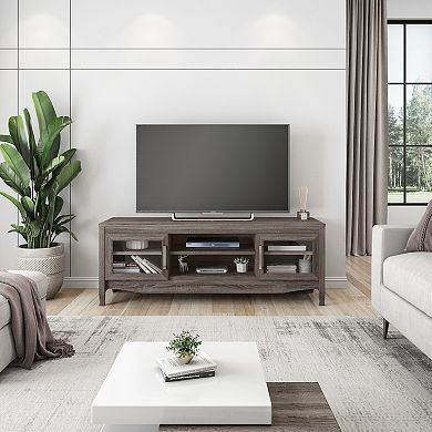 Techni Mobili Driftwood Finish TV Stand