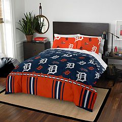 Detroit Tigers Heathered Stripe 3-Piece Full/Queen Bed Set