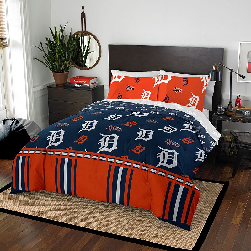Detroit Tigers Queen Comforter Set, Multicolor