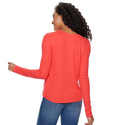 Juniors SO Ribbed Tee