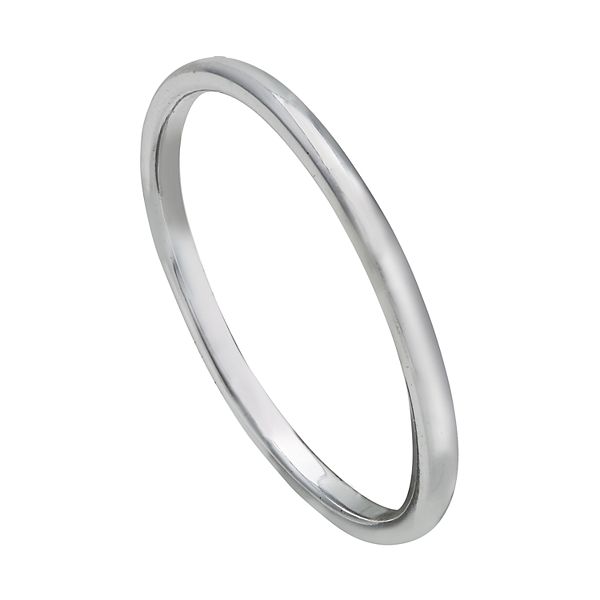 PRIMROSE Sterling Silver Polished Band Ring
