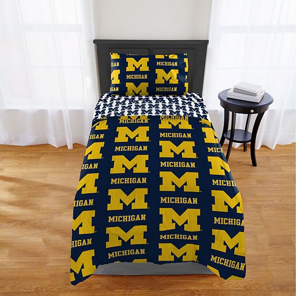 Michigan Wolverines Bed in a Bag Bedding Set