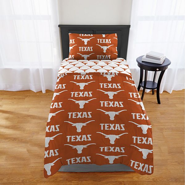 Ncaa Texas Longhorns Twin Bed In A Bag Set