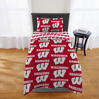 Wisconsin Badgers Twin Bed in a Bag Set
