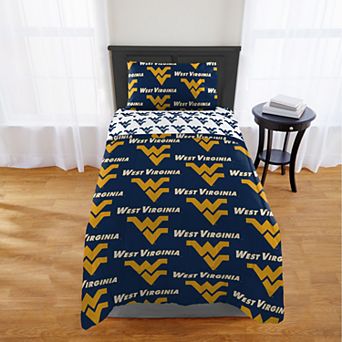 West Virginia Mountaineers Twin Bed in a Bag Set