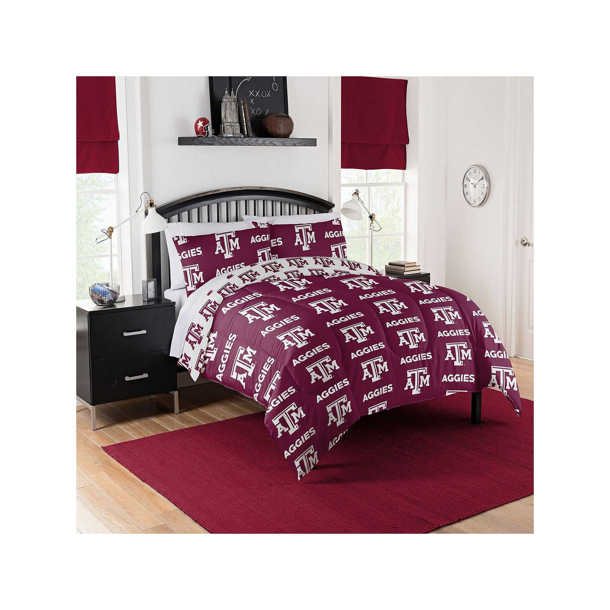NCAA Texas A&M Aggies Full Bedding Set by The Northwest, Team