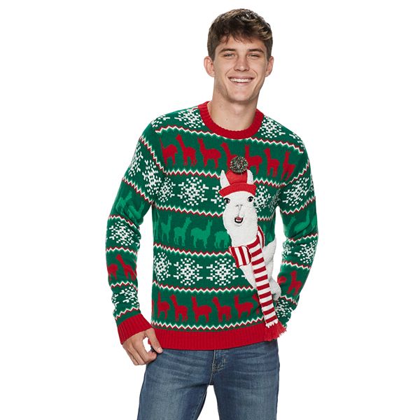 Llama store christmas sweatshirt