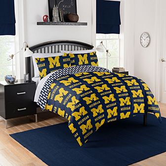 NCAA Michigan Wolverines Queen Bedding Set by The Northwest