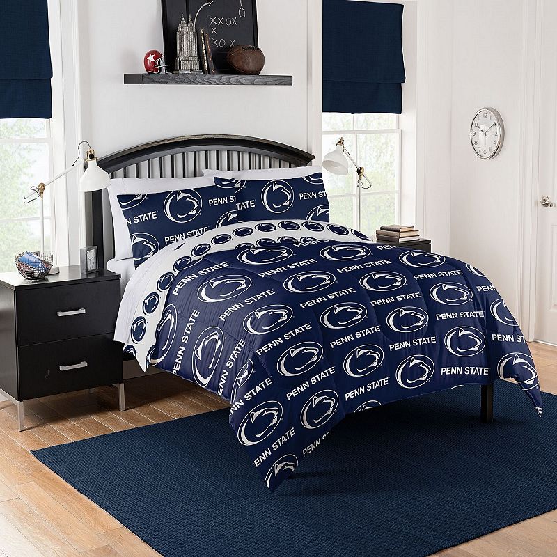 NCAA Penn State Queen Bedding Set by Northwest, Multicolor