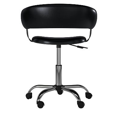 Linon Gas Lift Swivel Seat Desk Chair