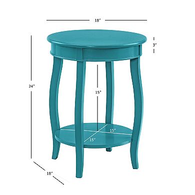 Linon Round End Table