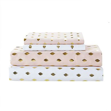 Intelligent Design Metallic Dot Printed Sheet Set
