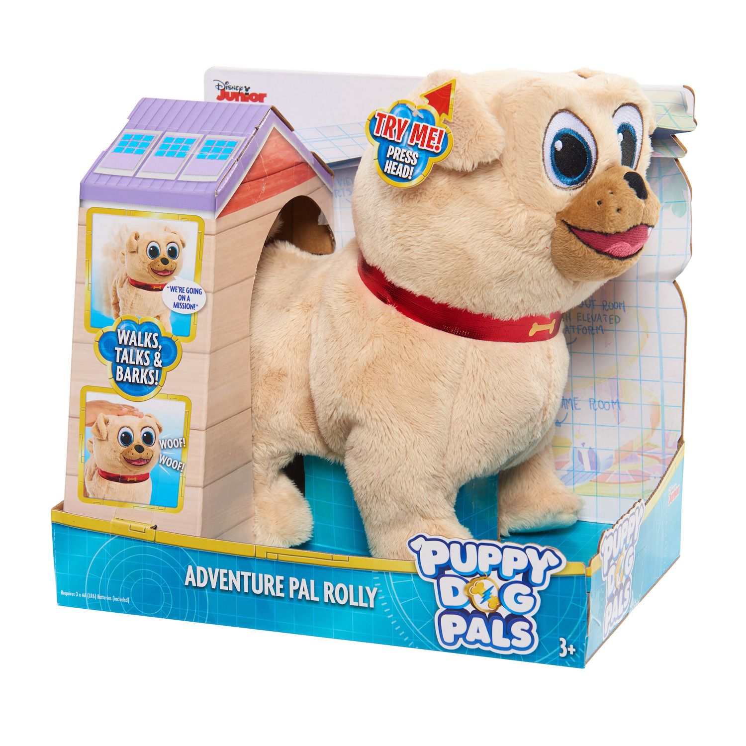 rolly puppy dog pals stuffed animal