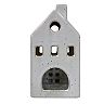 St. Nicholas Square® Medium Speckled House Tealight Holder