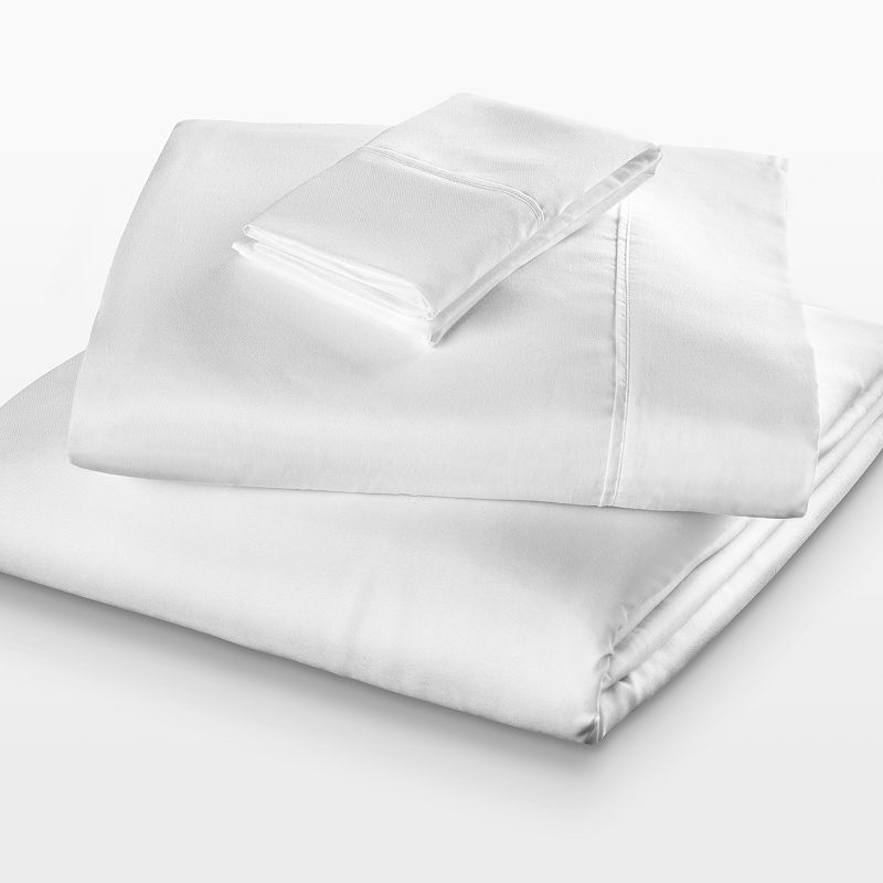 PureCare DeLuxe Cotton Sheet or Pillowcase Set, White, Queen Set