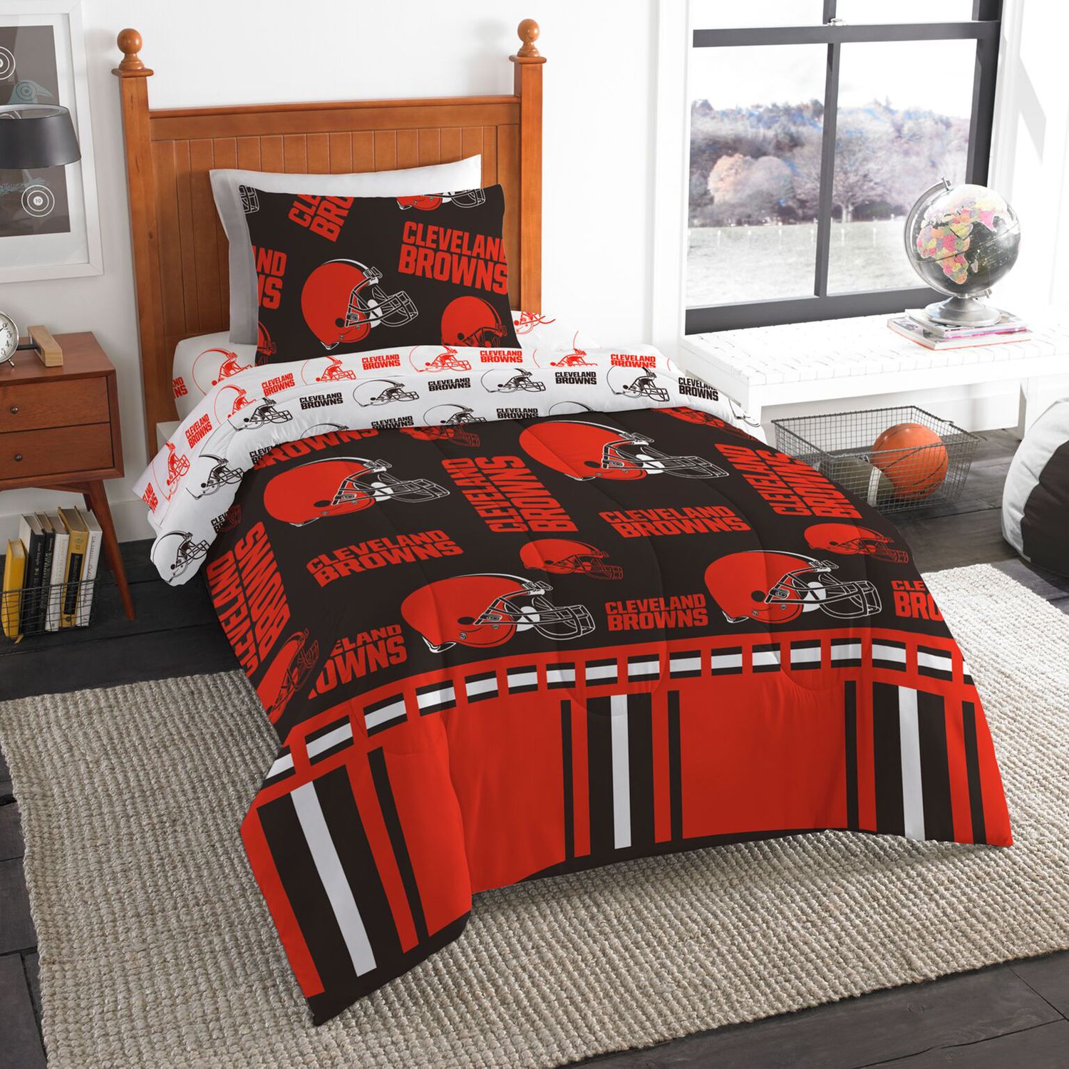 cleveland browns bedding set