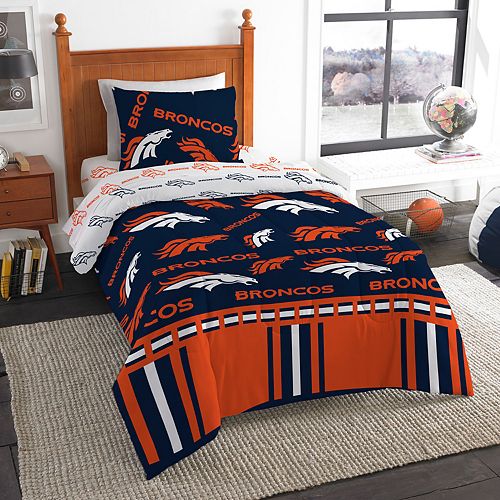 Denver Broncos Nfl Twin Bedding Set By Northwest