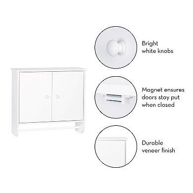 RiverRidge Home Medford Two Door White Wall Cabinet