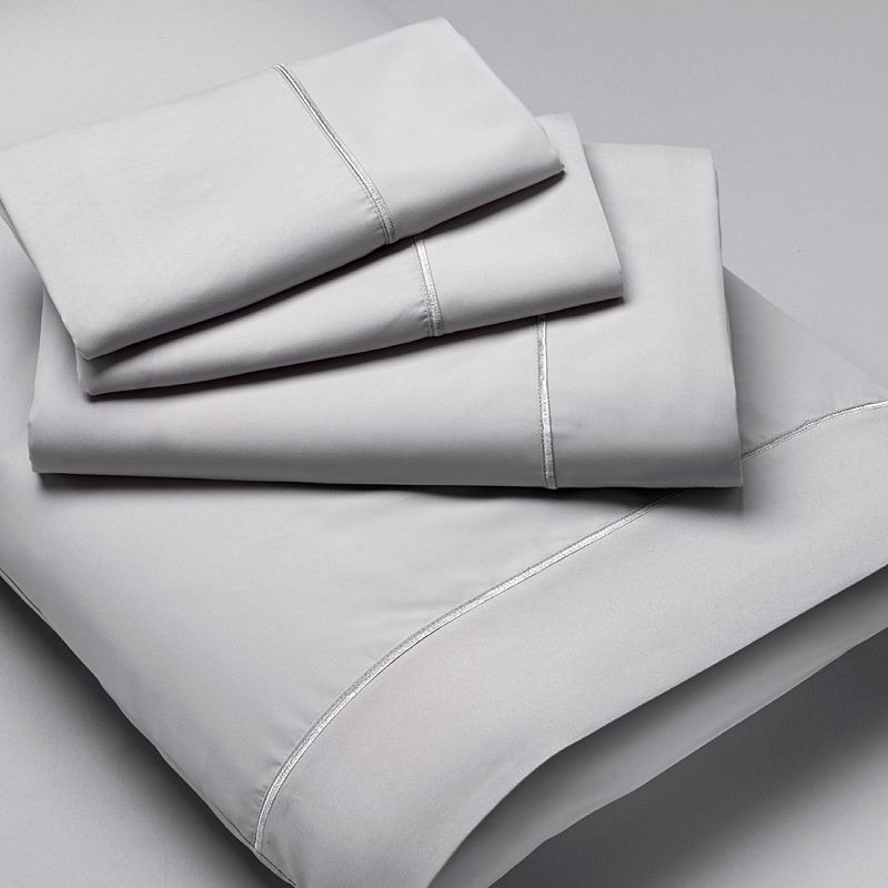 PureCare DeLuxe Microfiber Sheet or Pillowcase Set, Grey, KG PC 2PK