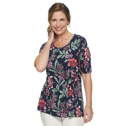 Women's Croft & Barrow® KnotFront Top