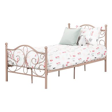 South Shore Summer Breeze Complete Metal Platform Bed