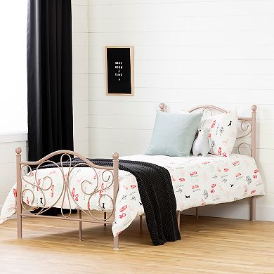 South Shore Summer Breeze Complete Metal Platform Bed