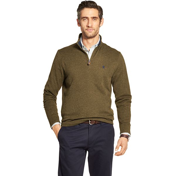 Men's IZOD Sportswear Premium Essentials Stretch Sweater Fleece Quarter ...