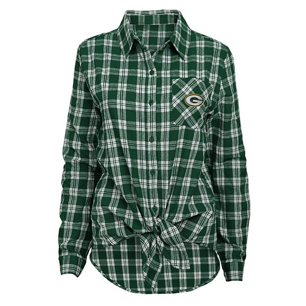 Juniors' Green Bay Packers Action Plaid Shirt