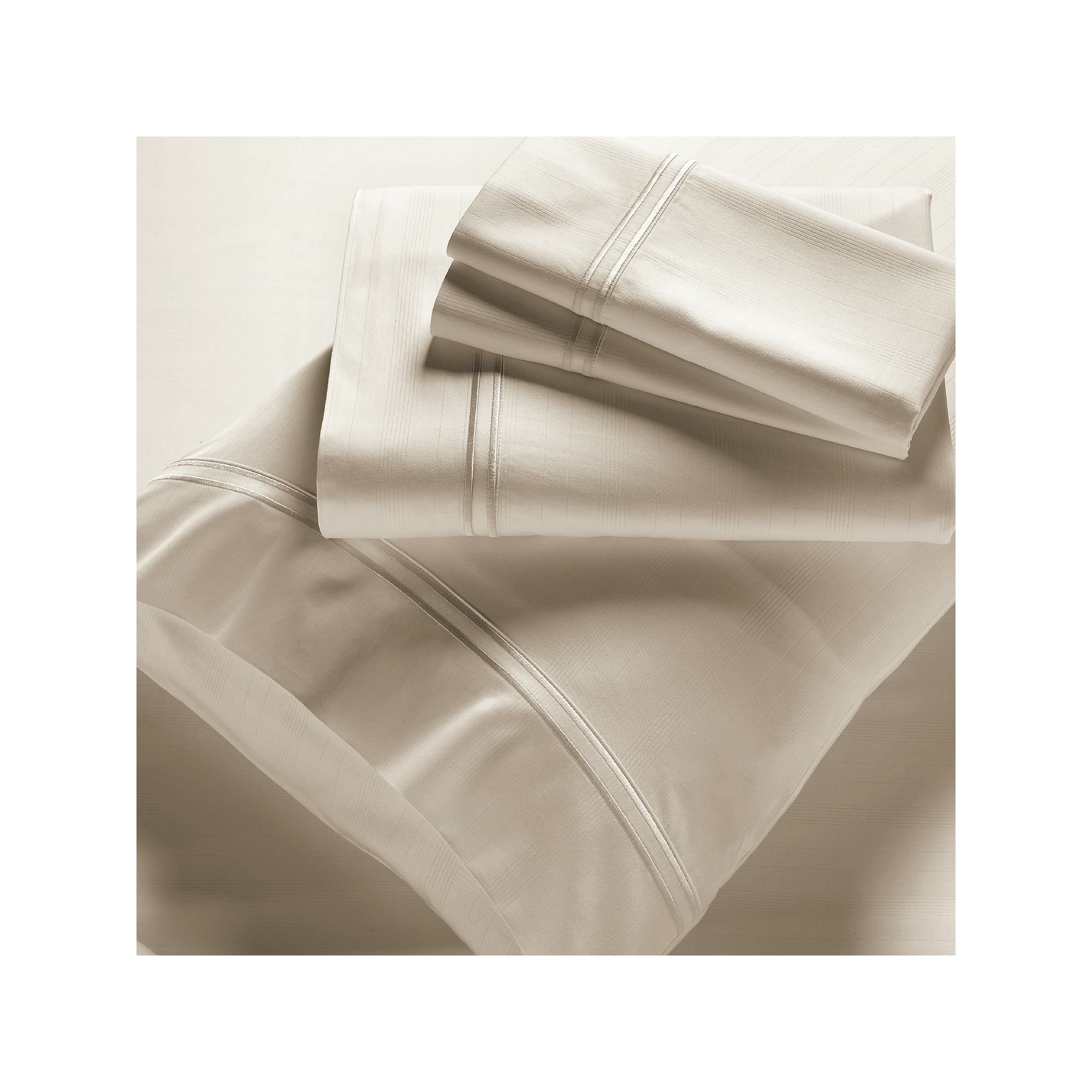 PureCare Deluxe Rayon from Bamboo Sheet Set or Pillowcases, Ivory
