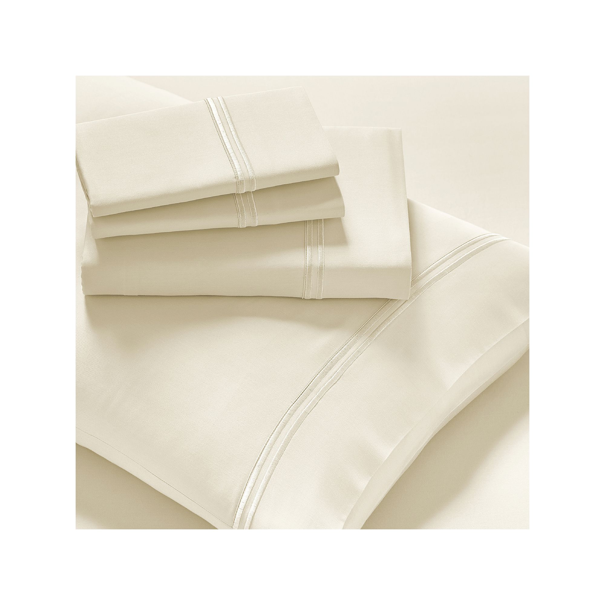 PureCare DeLuxe Modal Sheet or Pillowcase Set, Ivory